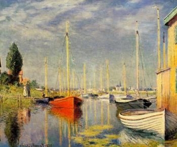 Claude Oscar Monet : Yachts at Argenteuil